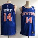 Men's New York #14 Knicks Allonzo Icon Swingman Jersey
