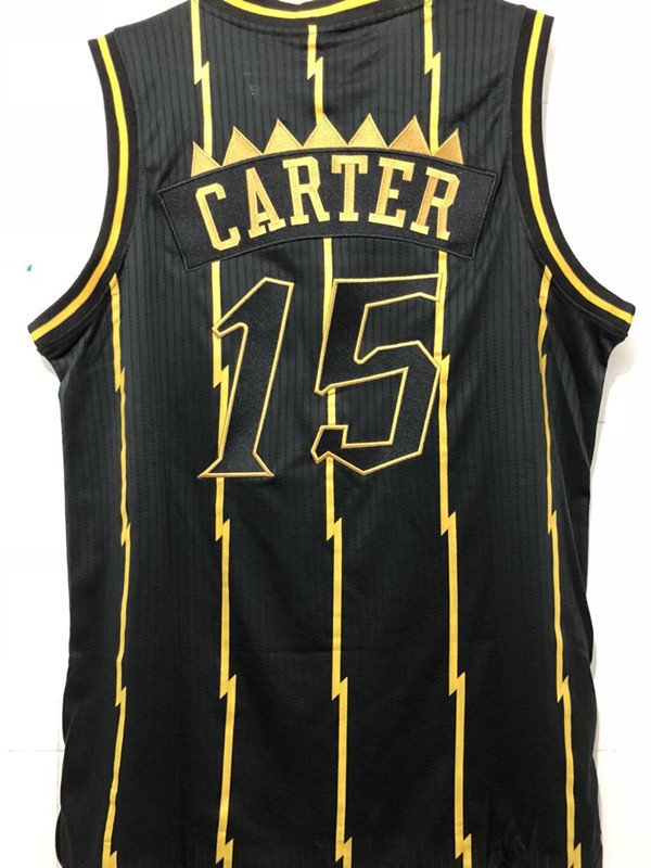 Vince Carter #15 Men's Toronto Raptors Black Replica Jersey Classics