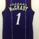 Toronto Raptors #1 Tracy McGrady Men's Classics Replica Jersey Purple