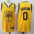 COUSINS #0 Men's Warriors Earned Swingman Jersey Yellow