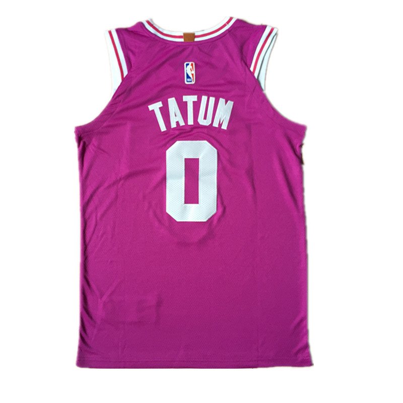 Men's Celtics #0 Jayson Tatum Men's Purple Swingman Jersey