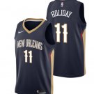 New Orleans Pelicans Jrue Holiday #11 Black Swingman Jersey Icon
