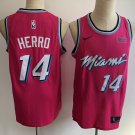 Miami Heat Tyler Herro 14 Men's Replica Basketball Jersey Red