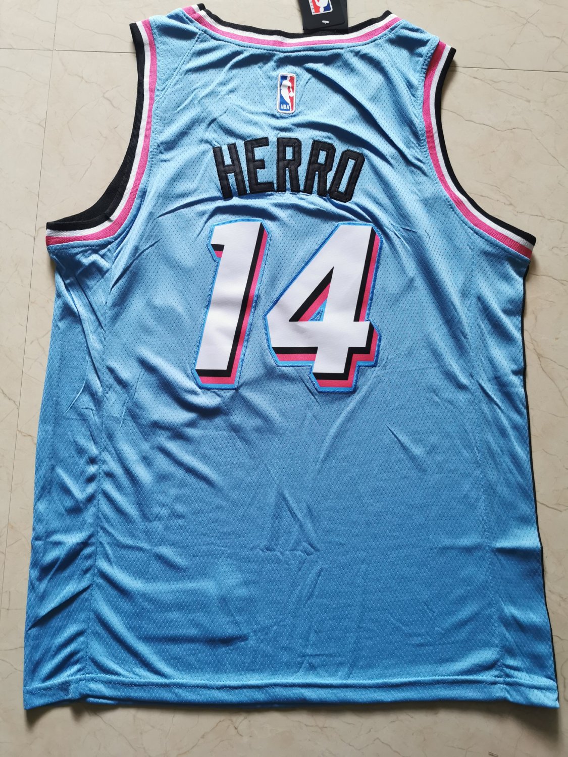 Miami Heat Tyler Herro #14 Men's Swingman Basketball Jersey Blue