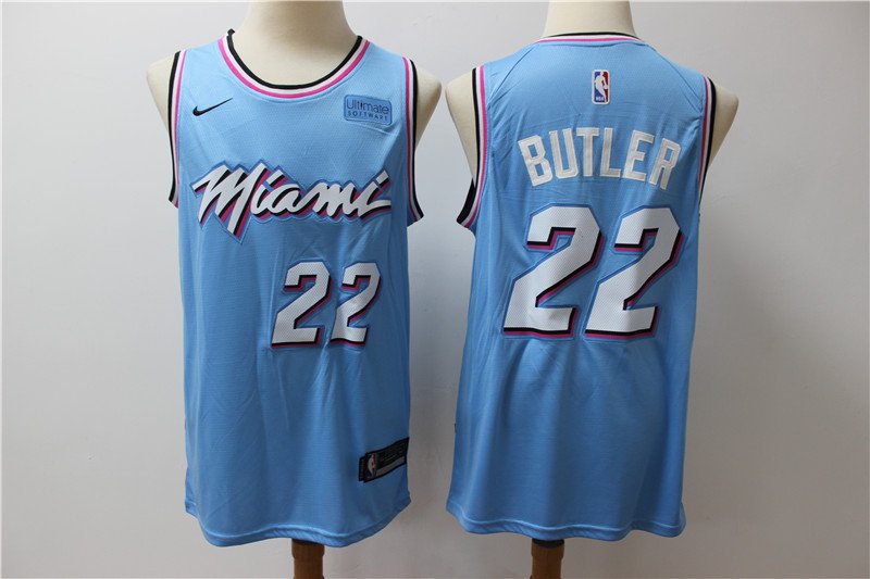 Miami Heat Jimmy Butler Men's Swingman Basketball Jersey Blue
