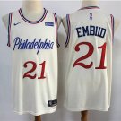 Men's Philadelphia 76ers Joel Embiid #21 City Edition Swingman Jersey