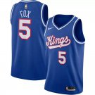 Sacramento Kings De'Aaron Fox 5th Retro Basketball Jersey Stitched