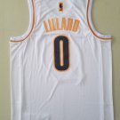 Damian Lillard #0 Men's Portland Platinum Fan Edition Jersey