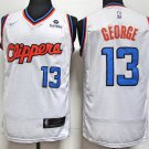 Paul George #13 Men's Clippers City Edition Swingman Jersey White