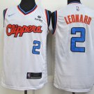 Kawhi Leonard #2 Men's Clippers City Edition Swingman Jersey White