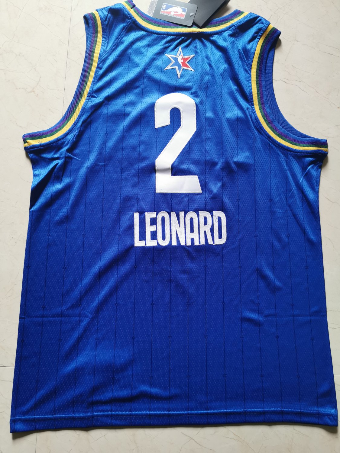 Leonard #2 Men's LA Clippers All Star Basketball Jersey Blue