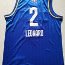 Leonard #2 Men's LA Clippers All Star Basketball Jersey Blue