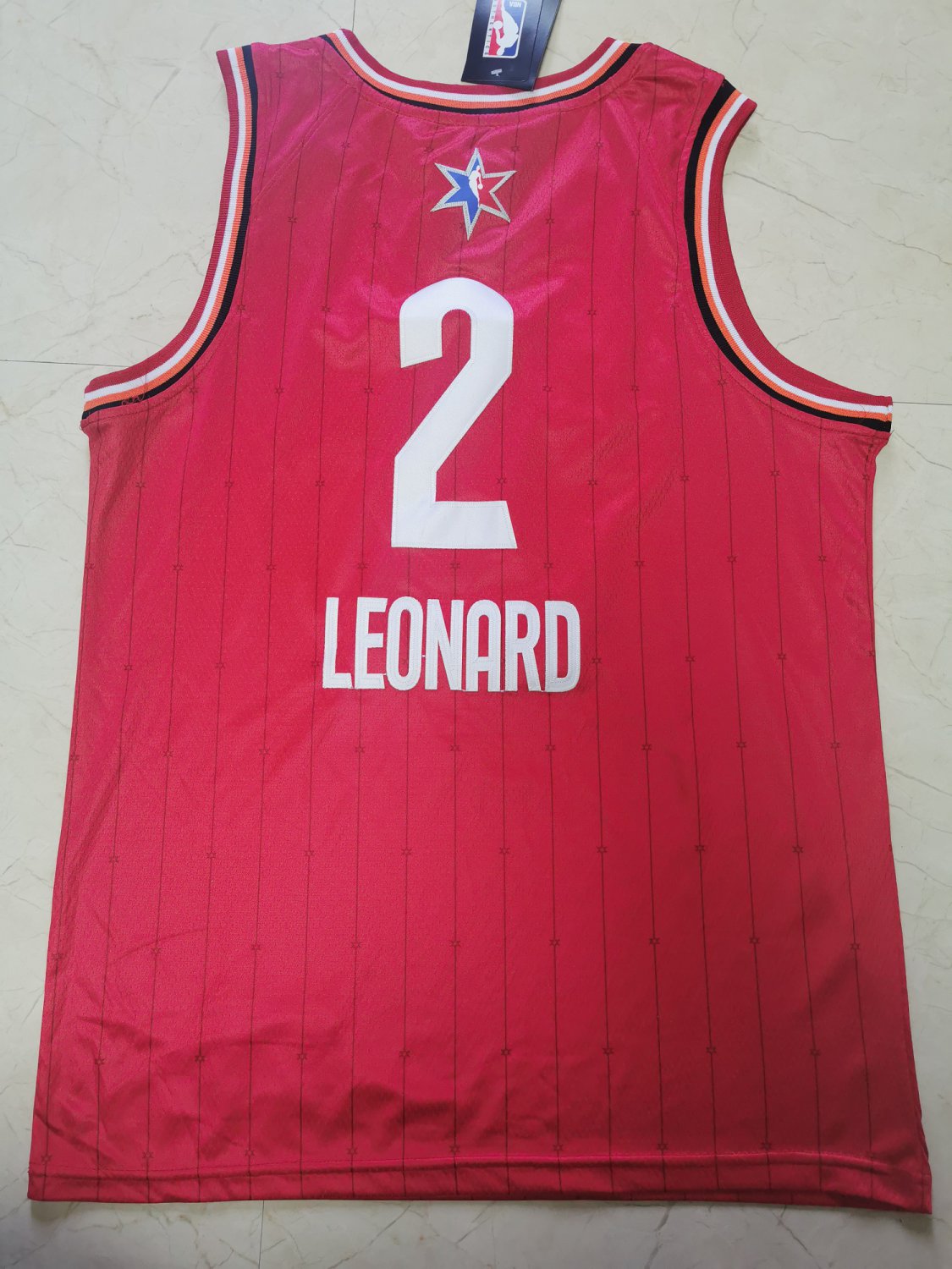 Leonard #2 LA Clippers Men's Red All Star Basketball Jersey