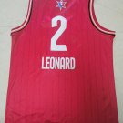 Leonard #2 LA Clippers Men's Red All Star Basketball Jersey