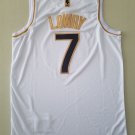 Lowry #7 Toronto Raptors Men's White Platinum Jersey Yupoo