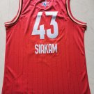 Toronto Raptors Pascal Siakam 43th Men's Red All Star Basketball Jersey