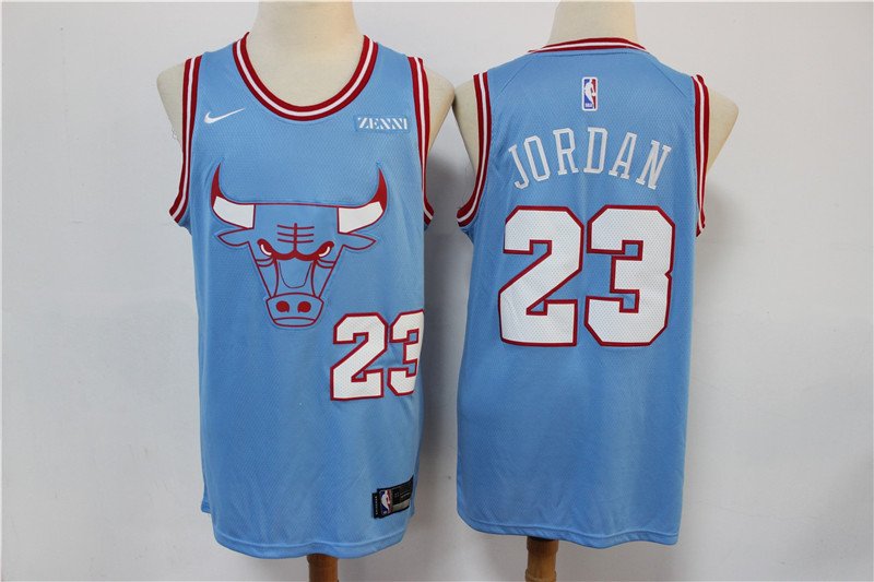Chicago Bulls MJ 23 Swingman Jersey Blue City Edition