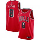 LaVine #8 Chicago Bulls Men's Stitched Replica Jersey Red