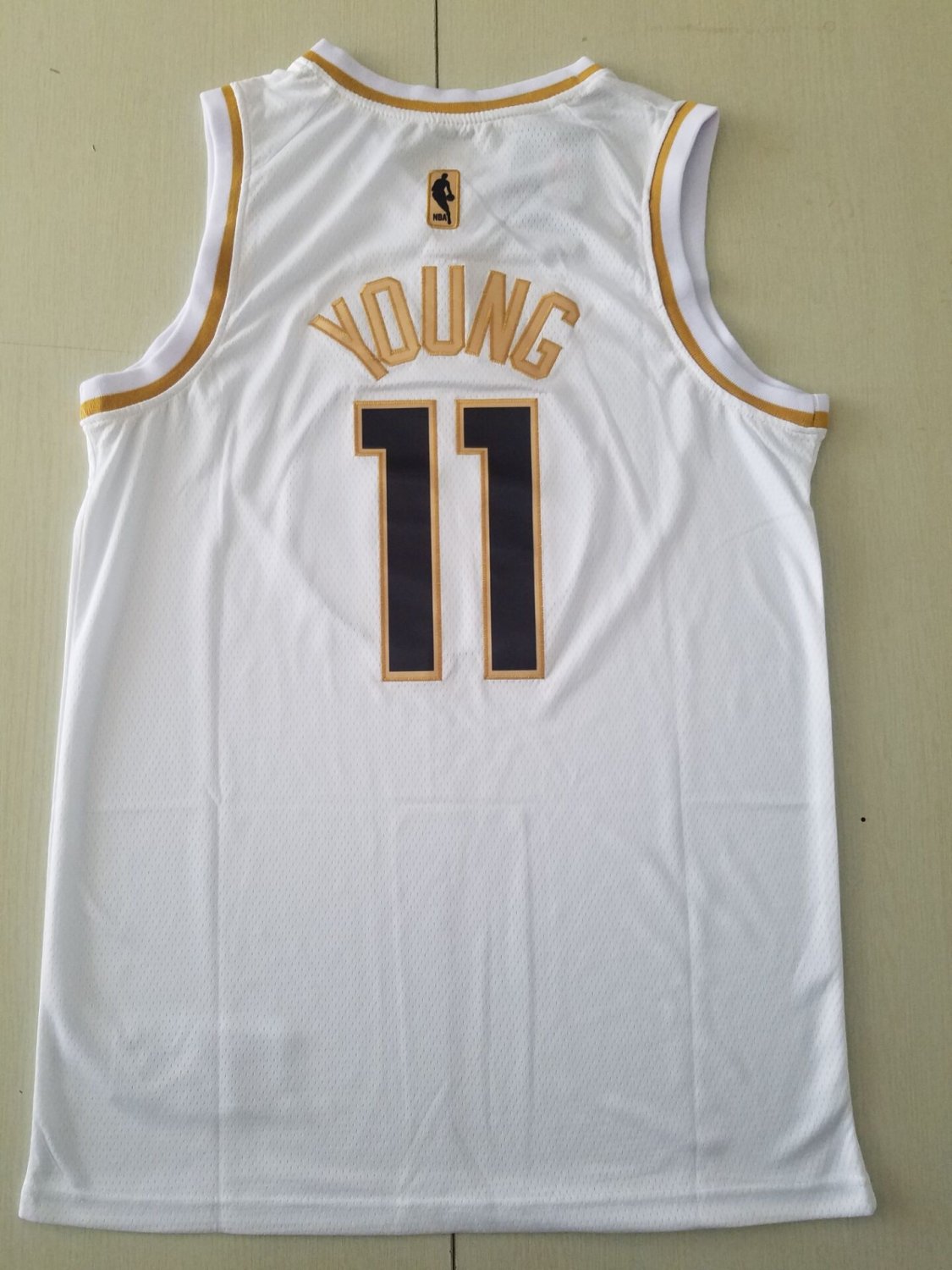 Trae Young #11 Atlanta Hawks Men's White Platinum Jersey