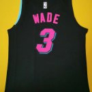 Miami Heat #3 Dwyane Wade Black Swingman Jersey