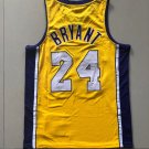 Bryant #24 Los Angeles Lakers Retro Yellow Basketball Jersey