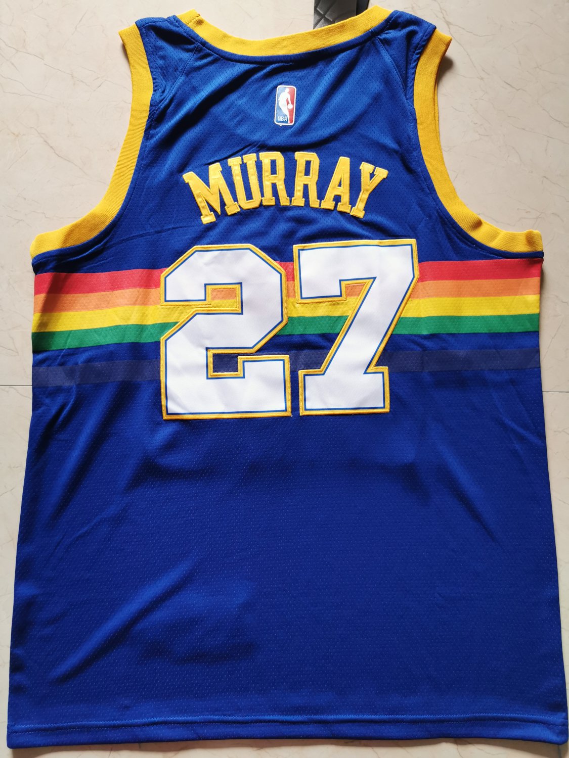 Jamal Murray #27 Denver Nuggets Retro Basketball Jersey Blue