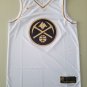 Anthony 15 Denver Nuggets Men's White Platinum Jersey