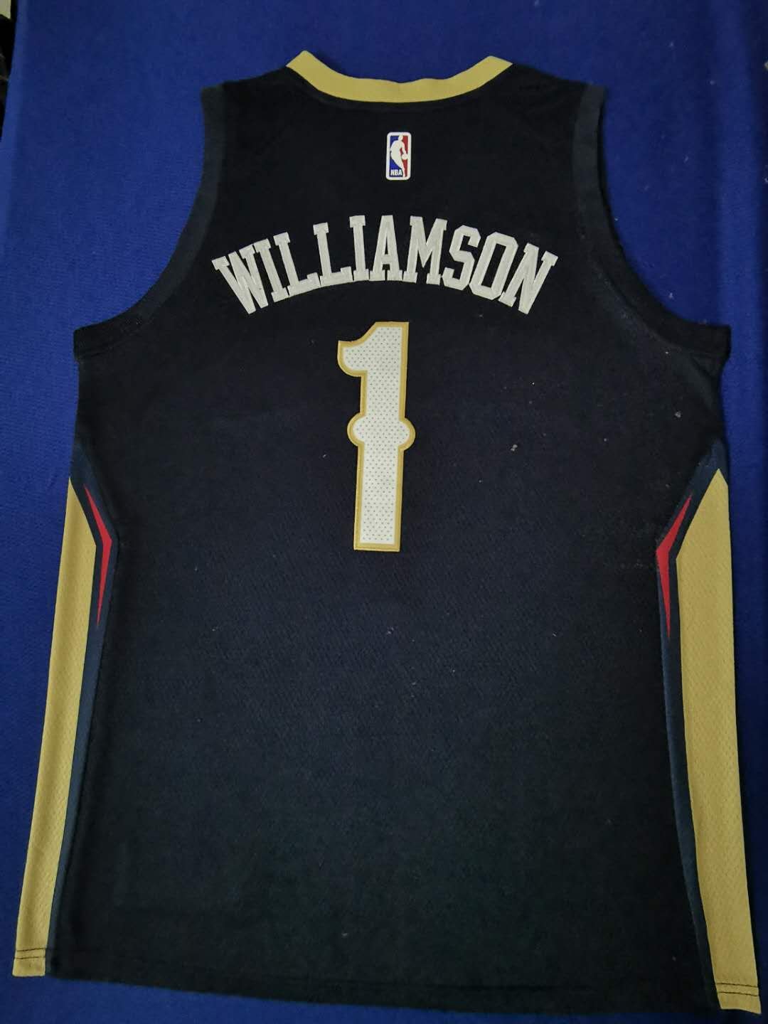 New Orleans Pelicans Williamson #1 Black Swingman Jersey Icon Edition