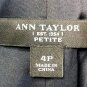 Ann Taylor Women's Blazer Wool Blend Dark Blue Green Career Wear Size 4 Petite