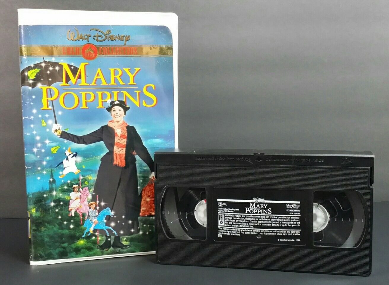 Walt Disney Mary Poppins VHS Tapes 3 Piece Lot 1994 1997 2000