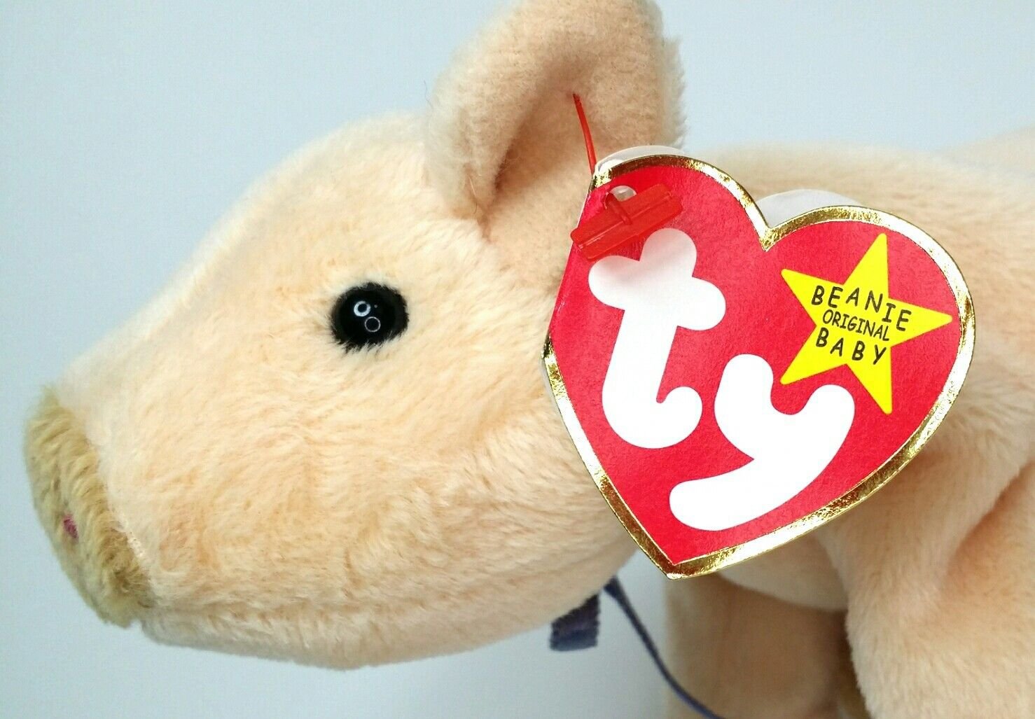 Ty Beanie Baby Pig Knuckles Beanbag Plush1999