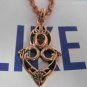 Solid Copper Celtic Knot Pendant #CPD1265