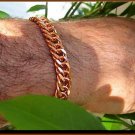 Men's 9 Inch Solid Copper Bracelet CB632G  - 3/8 of an inch wide.