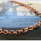 Ladies Solid Copper Link Bracelet 637G -1/8 inch wide - 6 1/2 to 9 inch lengths Ladies Solid Copper Link Bracelet 637G -1/8 inch wide - 6 1/2 to 9 inch lengths