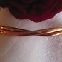 Men's 8 Inch Copper Cuff Bracelet CB2BC - 3/16  of an inch wide.