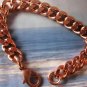Men's 8 Inch Solid Copper Bracelet CB670G  - 7/16 of an inch wide.