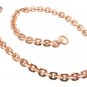 Solid Copper Anklet CA602G -3/16 inch wide - 8 to 11 inch lengths
