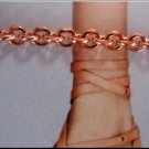 Solid Copper Anklet CA105G -1/8 inch wide - 8 to 11 inch lengths