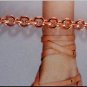 Solid Copper Anklet CA105G -1/8 inch wide - 8 to 11 inch lengths