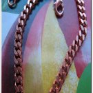 Ladies Solid Copper Link Bracelet 654G -3/16 inch wide - 6 1/2 to 9 inch lengths