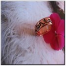 Solid Copper Band Ring  CTR1893 Available in sizes 5 thru 12 -1/4  inch wide.