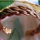 Women's  7 Inch Copper Cuff Bracelet CB98BC - 3/8 of an inch wide.
