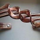 Men's 8 Inch Solid Copper Magnetic Cuff Bracelet CBM888- 5/16 of an inch wide.