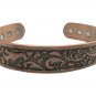 Men's 8 Inch Solid Copper Magnetic Cuff Bracelet CBM295- 5/8 of an inch wide.