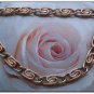 8 Inch Copper and Nickel Mixed Metals Anklet #CA1210D3 -1/4 of an inch wide.