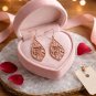 Solid Copper Earrings  CE-BO1 - 1  1/2 inches long.