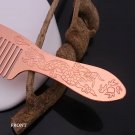 Pure copper handmade comb hair comb 6.25 inches long x 1.53 inches wide. Pure copper handmade comb hair comb 6.25 inches long x 1.53 inches wide.