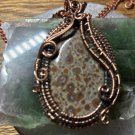 Solid Copper Stone Pendant and 20 Inch Solid Chain Set #TS26-6 Solid Copper Stone Pendant and 20 Inch Solid Chain Set #TS26-6