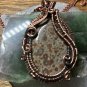 Solid Copper Stone Pendant and 20 Inch Solid Chain Set #TS26-6