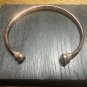 Men's 8 Inch Solid Copper Magnetic Cuff Bracelet CBM1112- 1/4 inch wide.